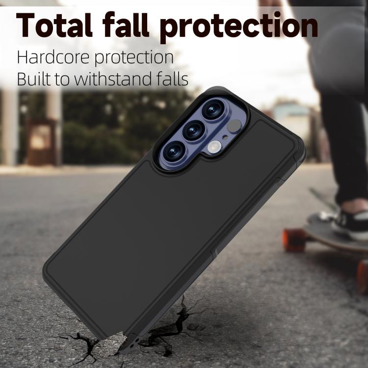 For Samsung Galaxy S26 Ultra 5G RedPepper Armor PC Hybrid TPU Phone Case - Black