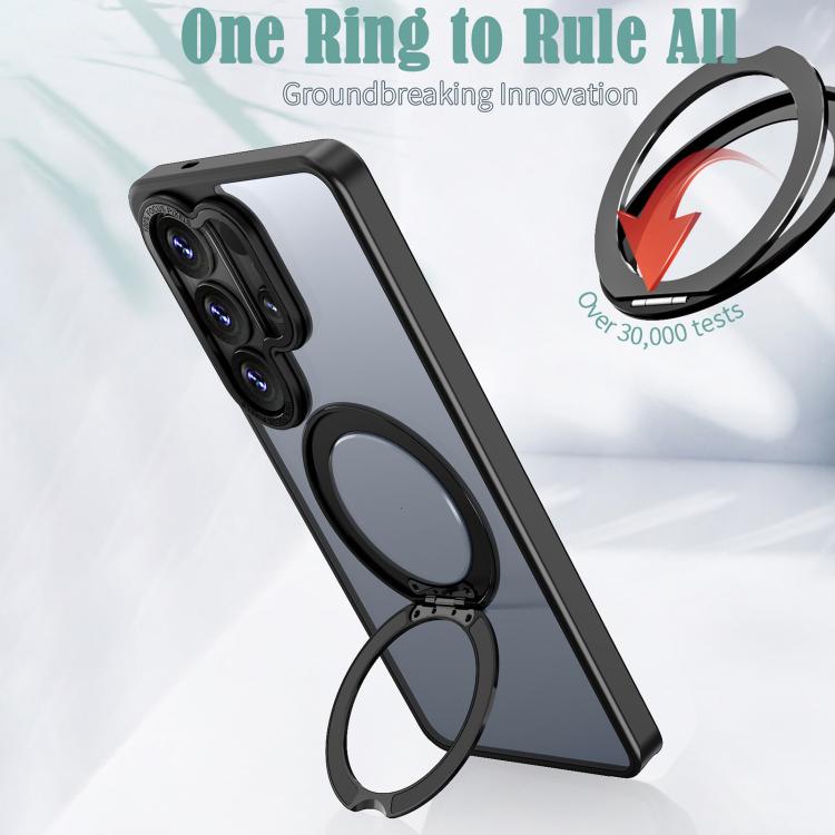 For Samsung Galaxy S26 Ultra 5G Kalebol MagSafe Metal Ring Holder Phone Case