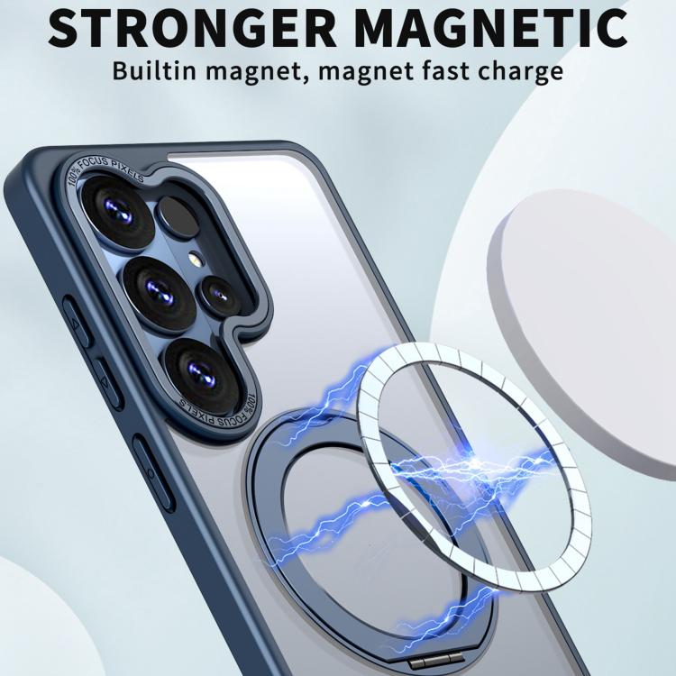 For Samsung Galaxy S26 Ultra 5G Kalebol MagSafe Metal Ring Holder Phone Case