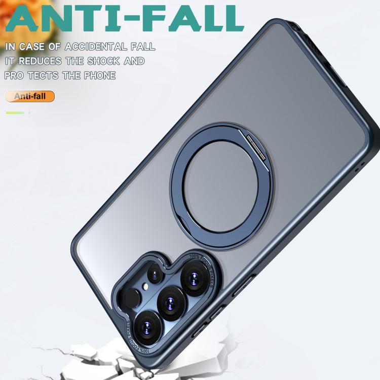 For Samsung Galaxy S26 Ultra 5G Kalebol MagSafe Metal Ring Holder Phone Case