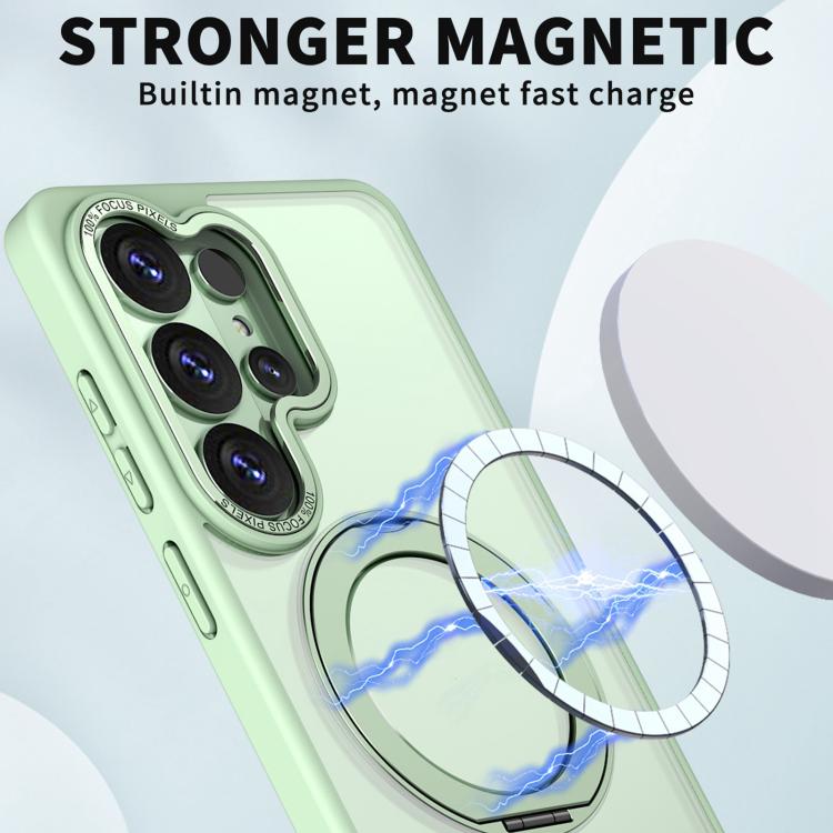 For Samsung Galaxy S26 Ultra 5G Kalebol MagSafe Metal Ring Holder Phone Case