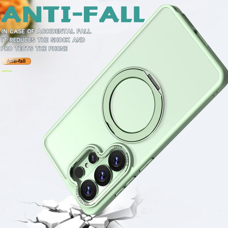 For Samsung Galaxy S26 Ultra 5G Kalebol MagSafe Metal Ring Holder Phone Case