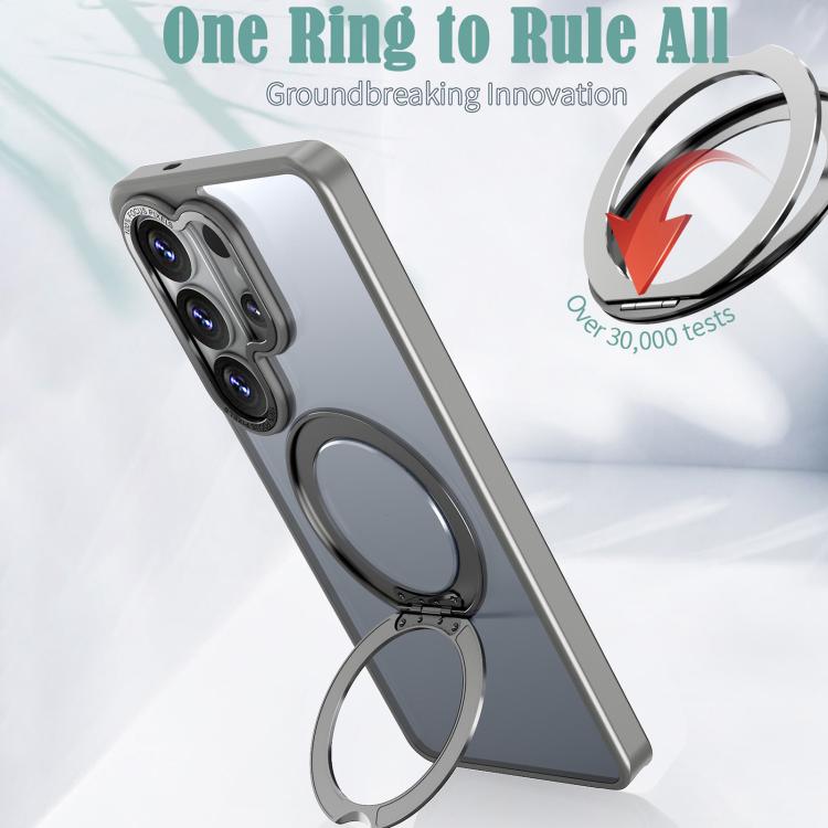 For Samsung Galaxy S26 Ultra 5G Kalebol MagSafe Metal Ring Holder Phone Case