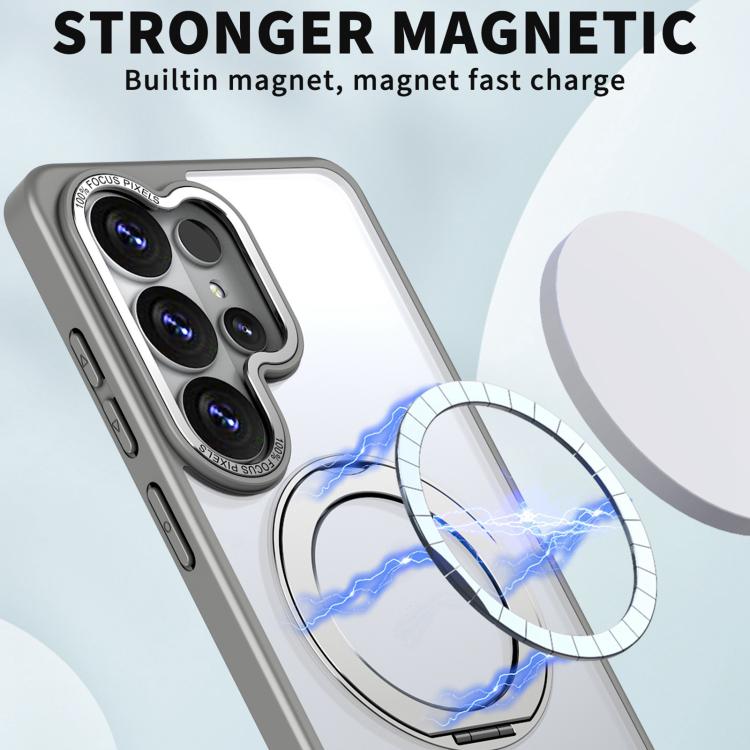 For Samsung Galaxy S26 Ultra 5G Kalebol MagSafe Metal Ring Holder Phone Case