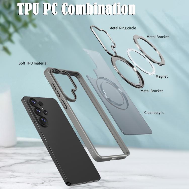 For Samsung Galaxy S26 Ultra 5G Kalebol MagSafe Metal Ring Holder Phone Case