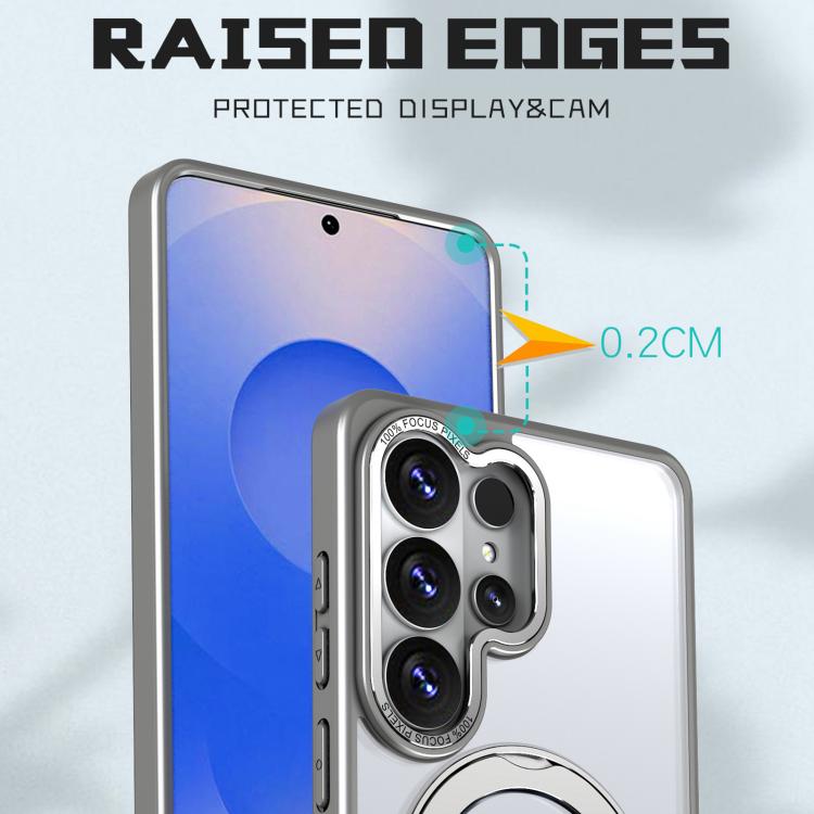 For Samsung Galaxy S26 Ultra 5G Kalebol MagSafe Metal Ring Holder Phone Case