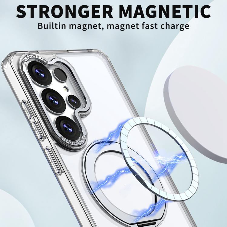 For Samsung Galaxy S26 Ultra 5G Kalebol MagSafe Metal Ring Holder Phone Case
