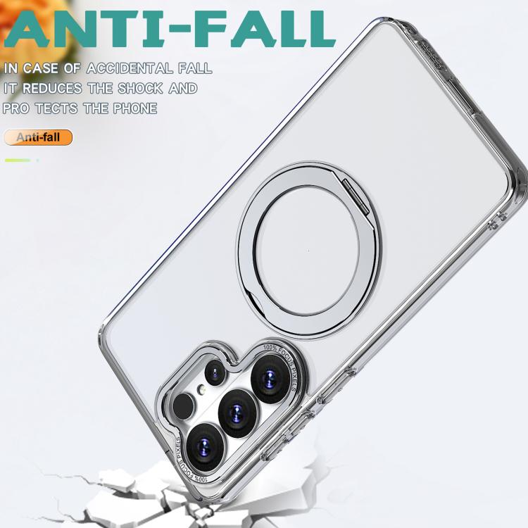 For Samsung Galaxy S26 Ultra 5G Kalebol MagSafe Metal Ring Holder Phone Case