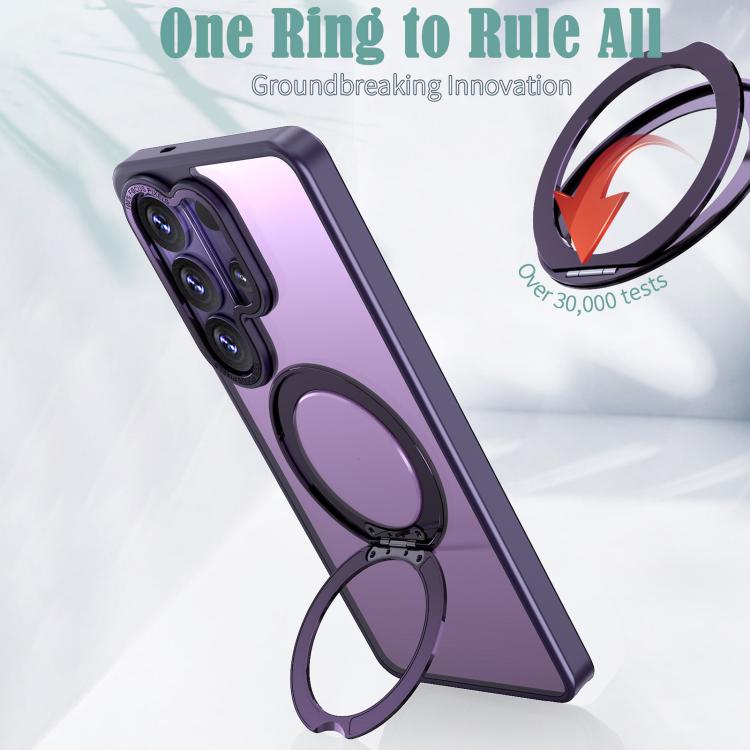 For Samsung Galaxy S26 Ultra 5G Kalebol MagSafe Metal Ring Holder Phone Case