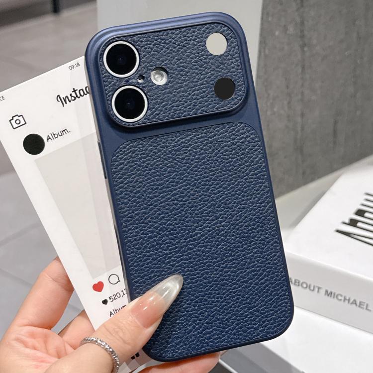 For iPhone 17 Transforms Into 17 Series Large Window Frosted Lychee Texture Phone Case