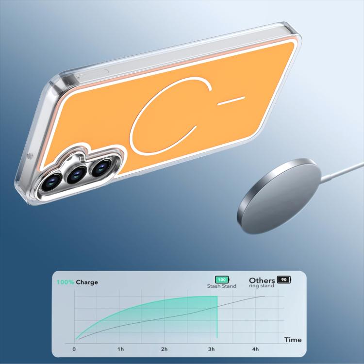For Samsung Galaxy A17 5G Bright Shadow Two-color MagSafe Magnetic Phone Case
