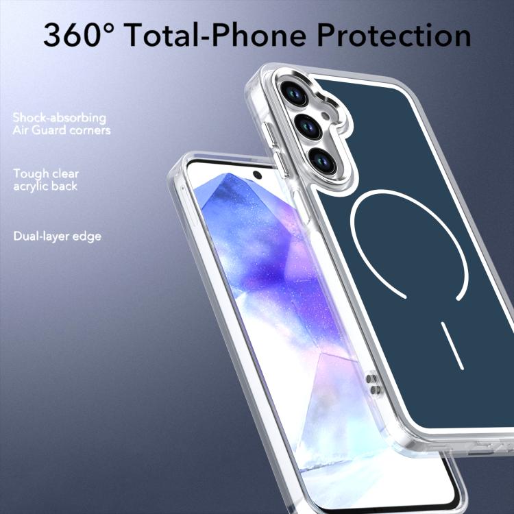 For Samsung Galaxy A17 5G Bright Shadow Two-color MagSafe Magnetic Phone Case