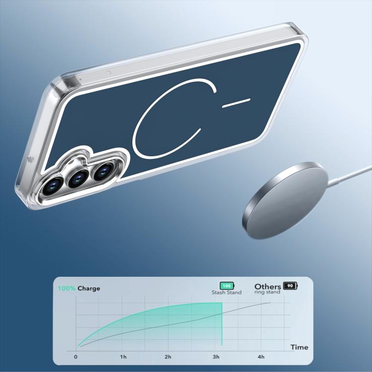 For Samsung Galaxy A17 5G Bright Shadow Two-color MagSafe Magnetic Phone Case