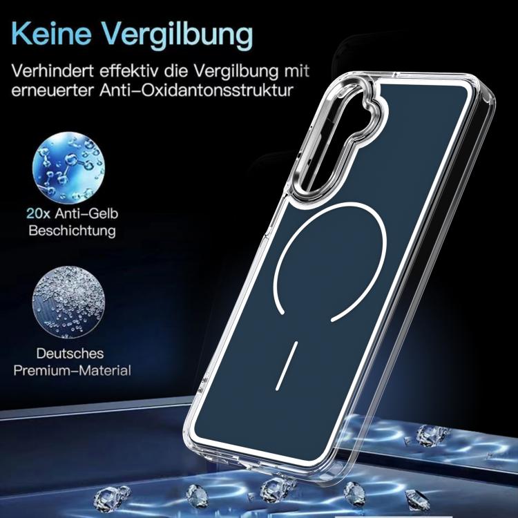For Samsung Galaxy A17 5G Bright Shadow Two-color MagSafe Magnetic Phone Case