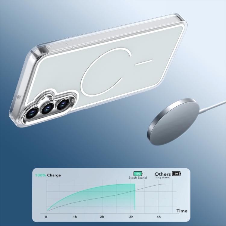 For Samsung Galaxy A17 5G Bright Shadow Two-color MagSafe Magnetic Phone Case