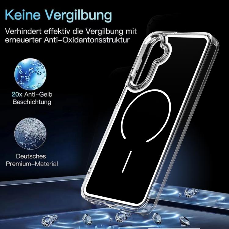 For Samsung Galaxy A17 5G Bright Shadow Two-color MagSafe Magnetic Phone Case
