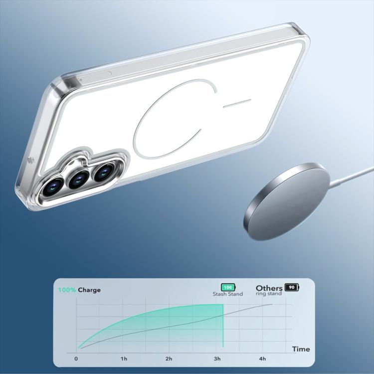 For Samsung Galaxy A17 5G Bright Shadow Two-color MagSafe Magnetic Phone Case