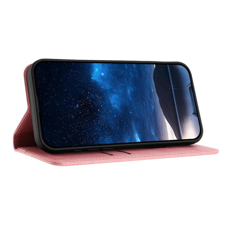 For Tecno Camon 30S Tulips Butterfly Pattern Magnetic Vegan Leather Phone Case