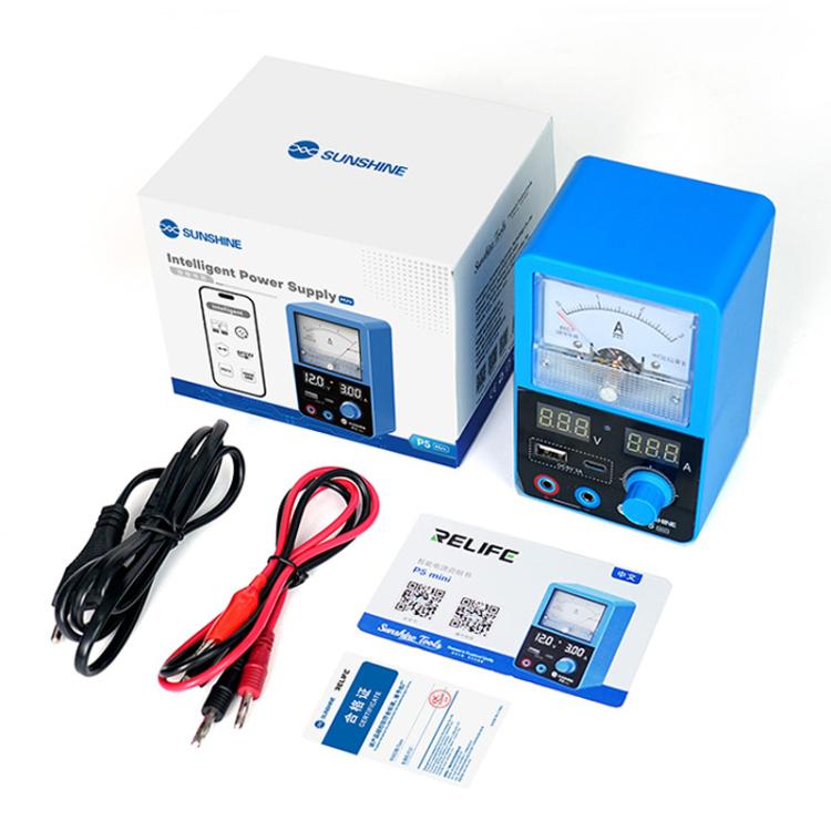 SUNSHINE P5 Mini 5V / 3A Dual Display Smart Power Supply with Pointer-type Ammeter, Plug:US Plug