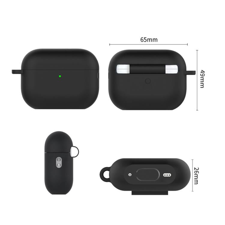 For AirPods Pro 2 / 1 XDcase 2.5mm Thick Silicone Earbud Protective Case with Hook