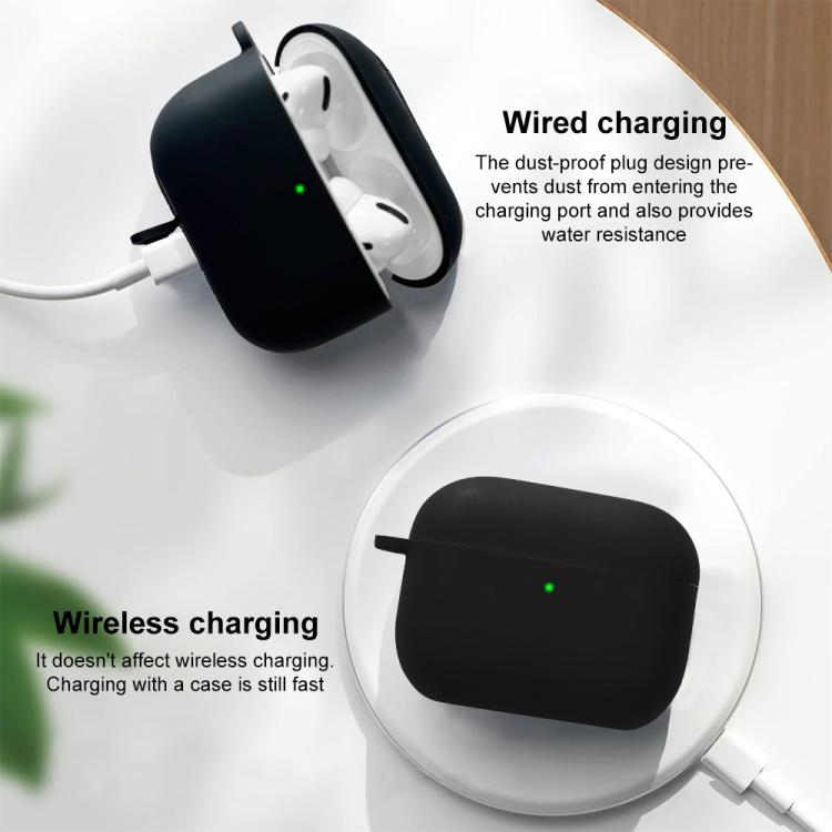 For AirPods Pro 2 / 1 XDcase 2.5mm Thick Silicone Earbud Protective Case with Hook