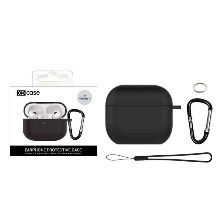 For AirPods Pro 2 / 1 XDcase 2.5mm Thick Silicone Earbud Protective Case with Hook
