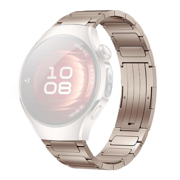 For Huawei Watch 5 42mm xDfind Quick-release Fold-over Clasp Titanium Alloy Watch Band