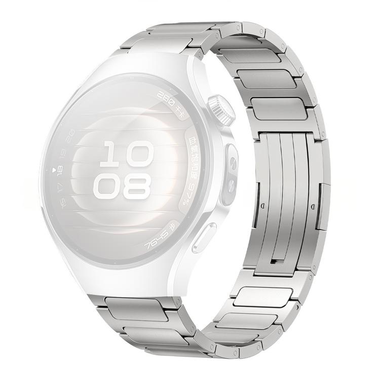 For Huawei Watch 5 42mm xDfind Quick-release Fold-over Clasp Titanium Alloy Watch Band