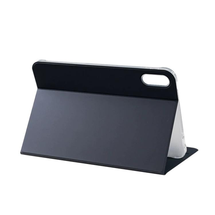 For Teclast T65 3-Fold Holder Folio Leather Tablet Smart Case - Dark Blue