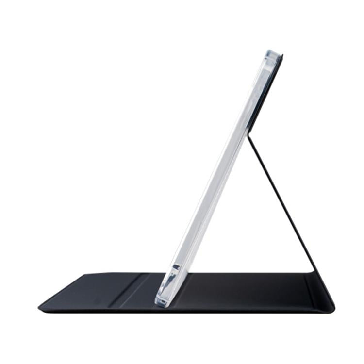 For Teclast T65 3-Fold Holder Folio Leather Tablet Smart Case - Dark Blue