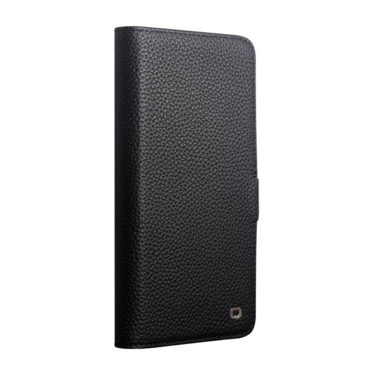 For Samsung Galaxy S26 Ultra 5G QIALINO Classic 5th Gen Genuine Leather Phone Case