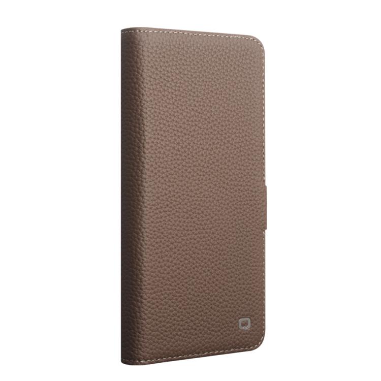 For Samsung Galaxy S26 Ultra 5G QIALINO Classic 5th Gen Genuine Leather Phone Case