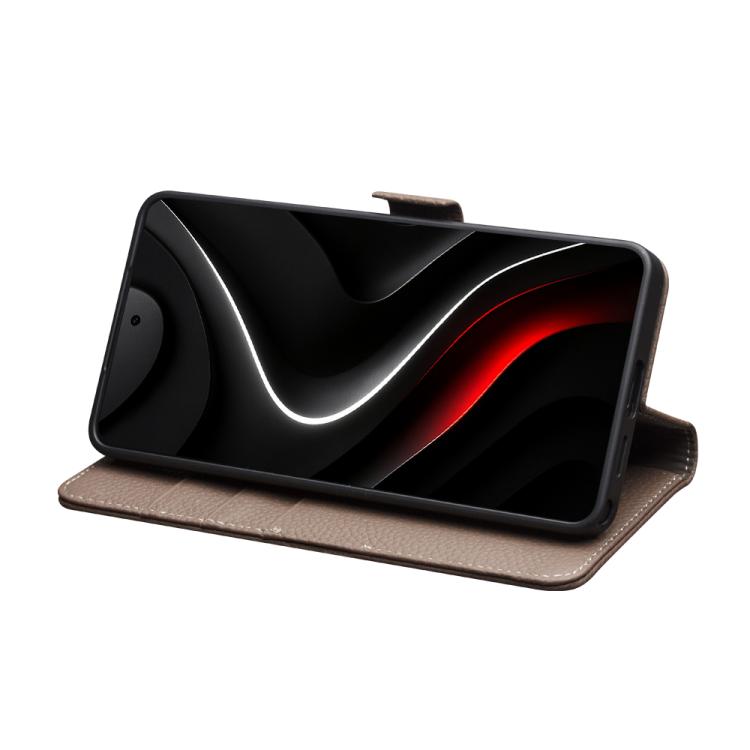 For Samsung Galaxy S26 Ultra 5G QIALINO Classic 5th Gen Genuine Leather Phone Case