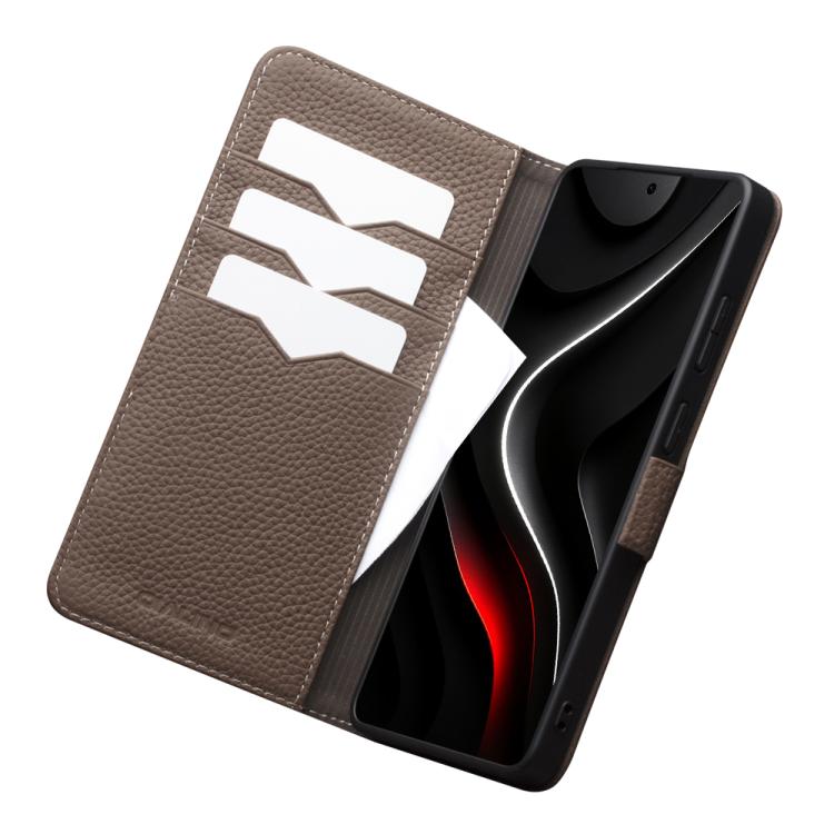 For Samsung Galaxy S26 Ultra 5G QIALINO Classic 5th Gen Genuine Leather Phone Case