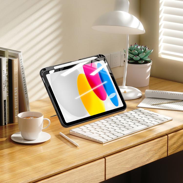 For iPad 2022 / 11 2025 DUX DUCIS Axis Series Multi-functional Holder Tablet Protective Case - Black
