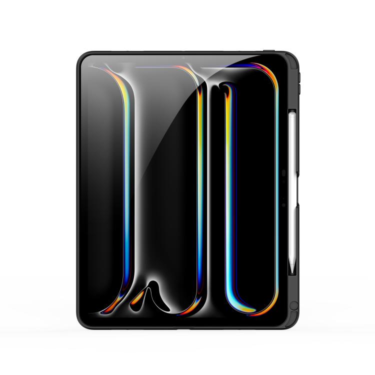 For iPad Pro 11 2025 / 2024 DUX DUCIS Axis Series Multi-functional Holder Tablet Protective Case - Black