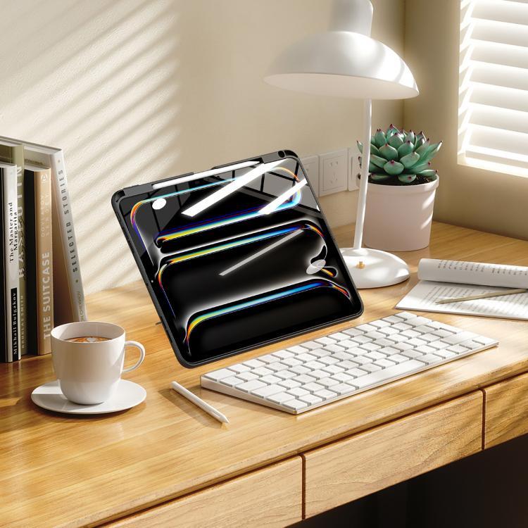 For iPad Pro 11 2025 / 2024 DUX DUCIS Axis Series Multi-functional Holder Tablet Protective Case - Black