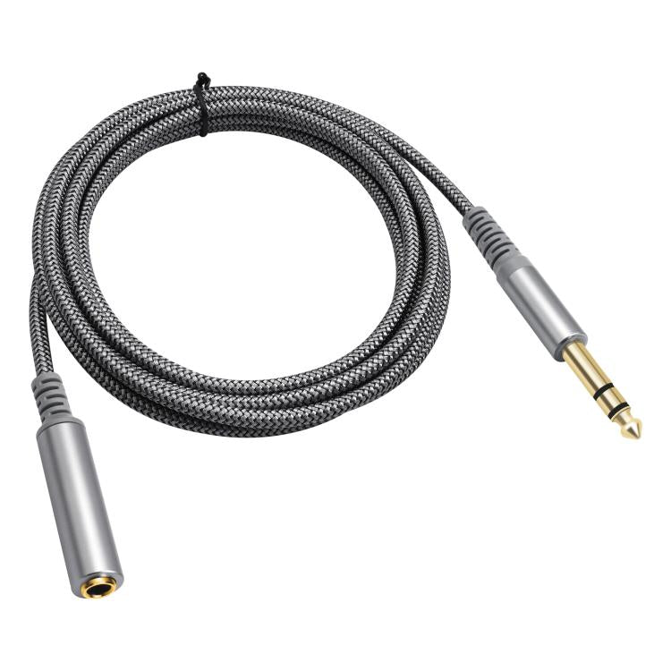 6.35mm 1/4 inch TRS Male to Female Stereo Extension Cable, Length:4.5m
