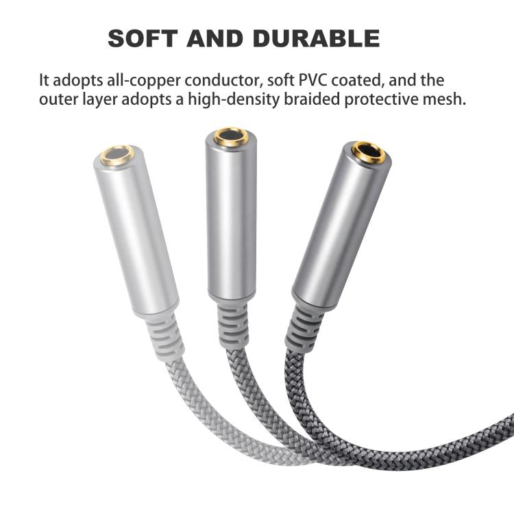 6.35mm 1/4 inch TRS Male to Female Stereo Extension Cable, Length:4.5m