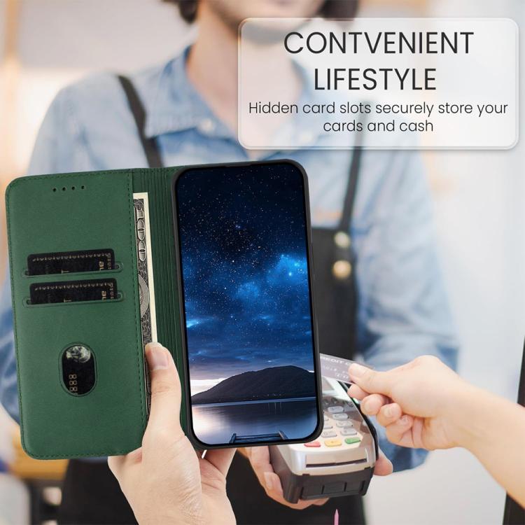 For Honor X60 GT Tulips Butterfly Pattern Magnetic Vegan Leather Phone Case