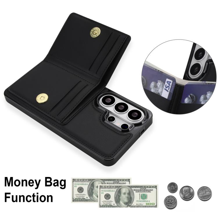 For Samsung Galaxy S26 Ultra 5G RFID Anti-theft Card Ring Holder Phone Case