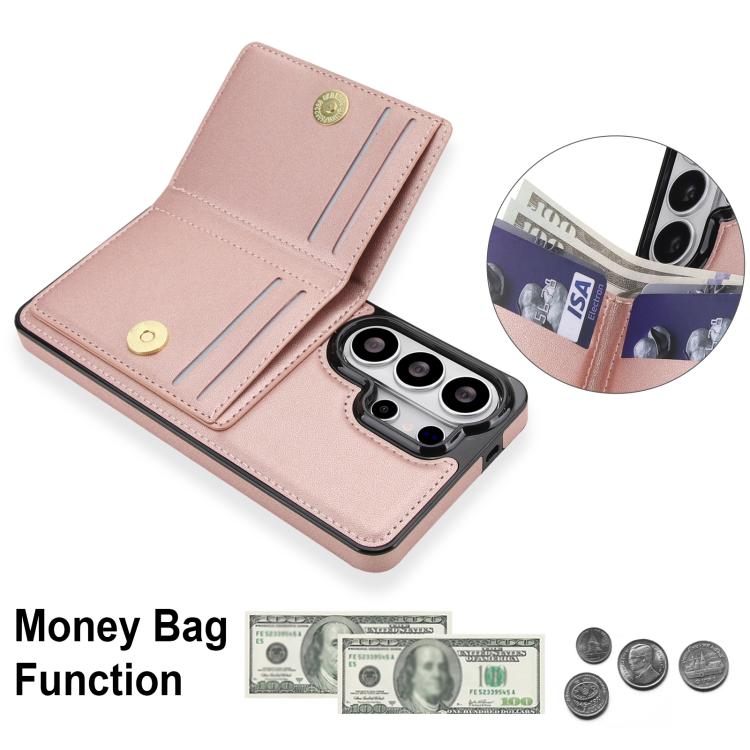 For Samsung Galaxy S26 Ultra 5G RFID Anti-theft Card Ring Holder Phone Case