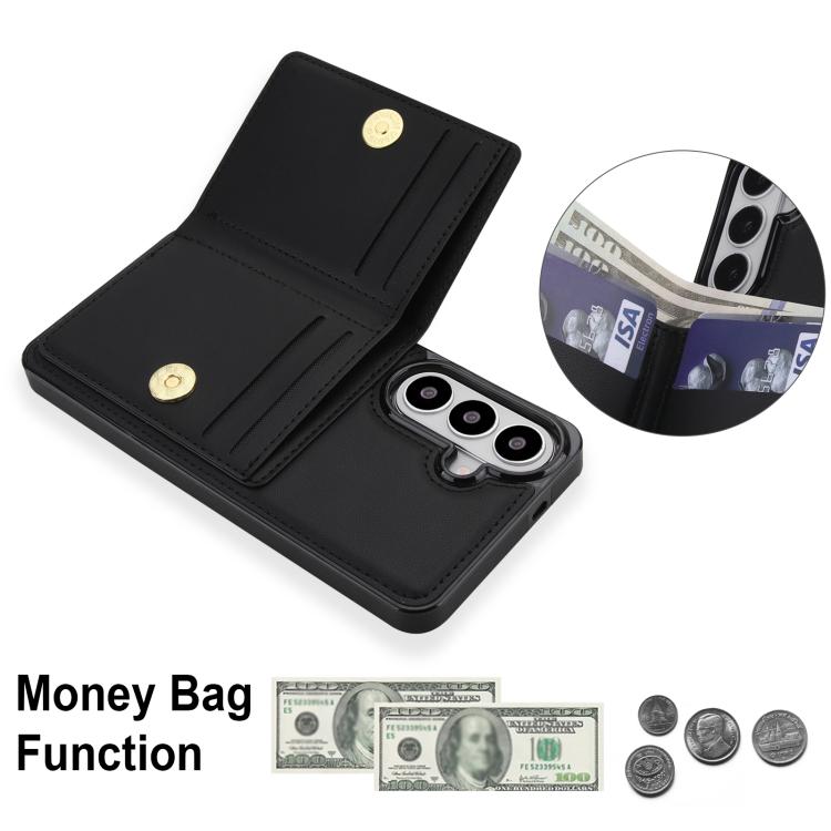 For Samsung Galaxy S26+ 5G RFID Anti-theft Card Ring Holder Phone Case