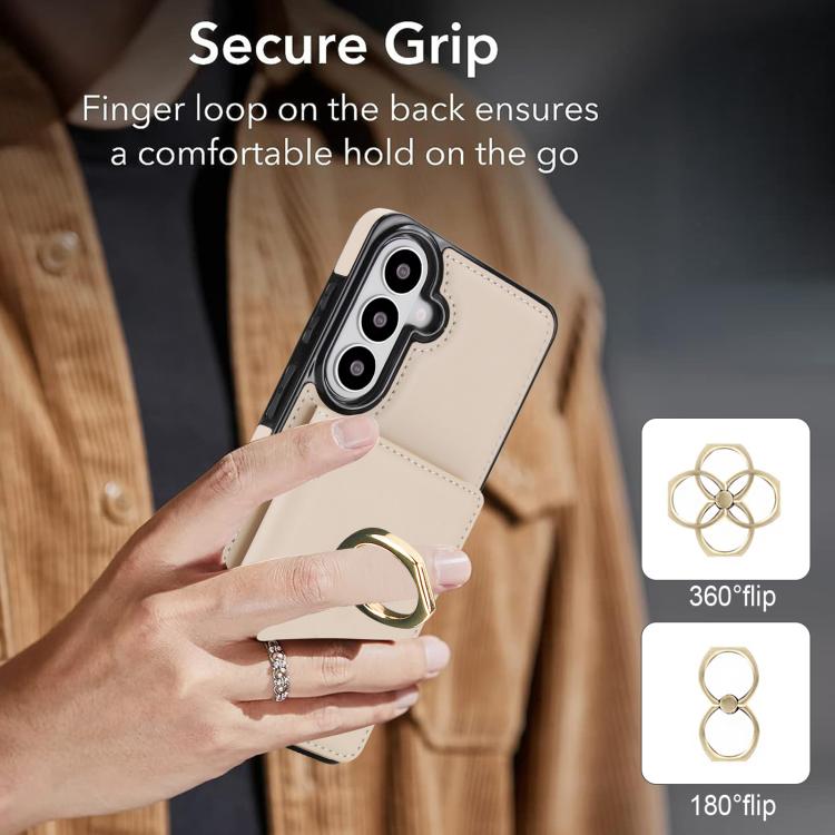 For Samsung Galaxy S26 5G RFID Anti-theft Card Ring Holder Phone Case
