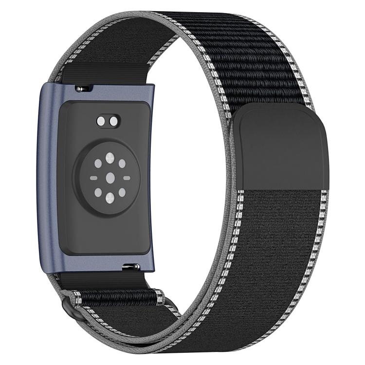 For Amazfit Helio Strap xDfind Covered Nylon Loop Band, Type:280mm Wristband