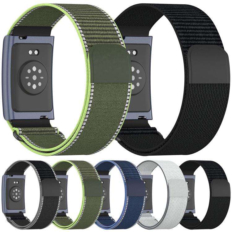 For Amazfit Helio Strap xDfind Covered Nylon Loop Band, Type:280mm Wristband
