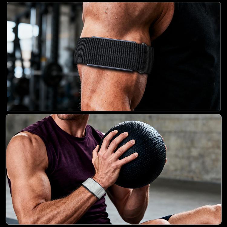 For Amazfit Helio Strap xDfind Covered Nylon Loop Band, Type:280mm Wristband