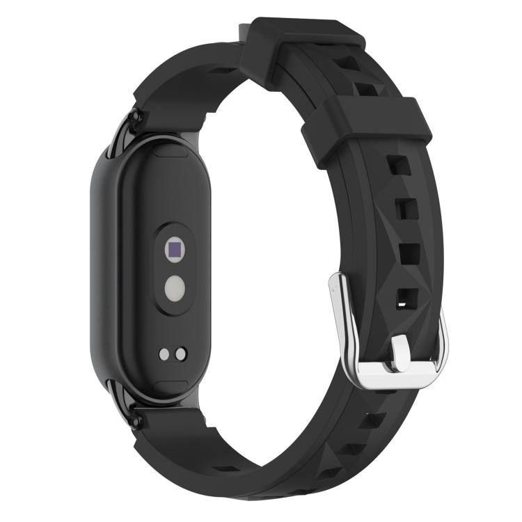For Xiaomi Smart Band 10 / 9 / 8 xDfind Diamond Texture 3D Silicone Watch Band