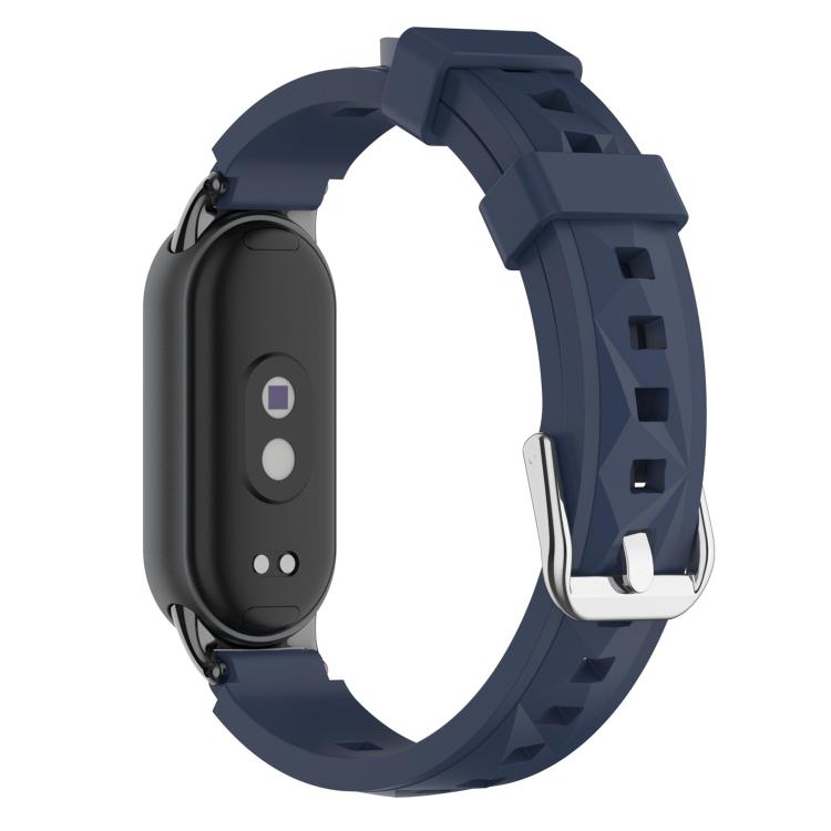 For Xiaomi Smart Band 10 / 9 / 8 xDfind Diamond Texture 3D Silicone Watch Band