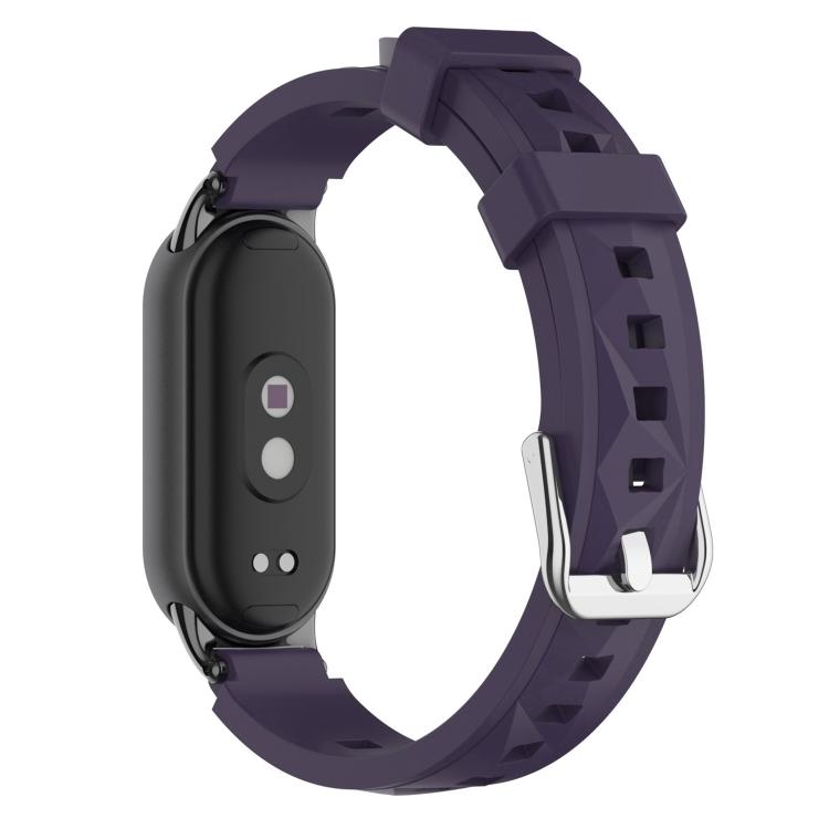 For Xiaomi Smart Band 10 / 9 / 8 xDfind Diamond Texture 3D Silicone Watch Band